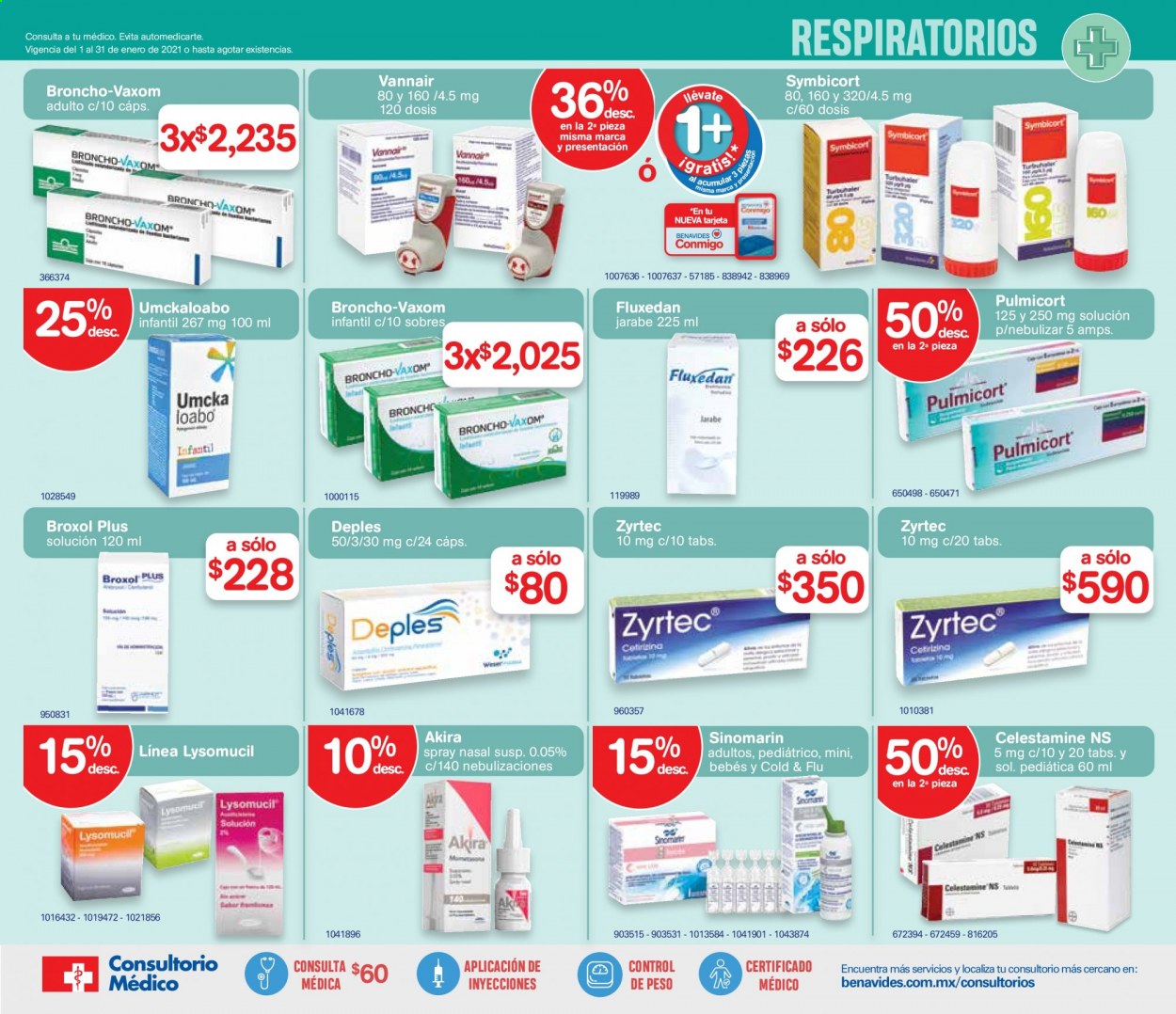 Catálogo Farmacias Benavides - 1.1.2021 - 31.1.2021.