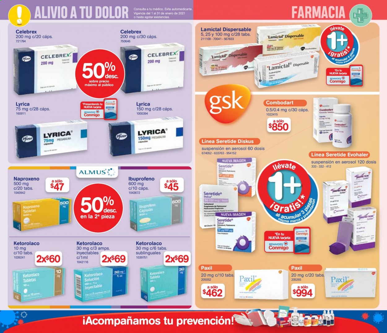 Catálogo Farmacias Benavides - 1.1.2021 - 31.1.2021.