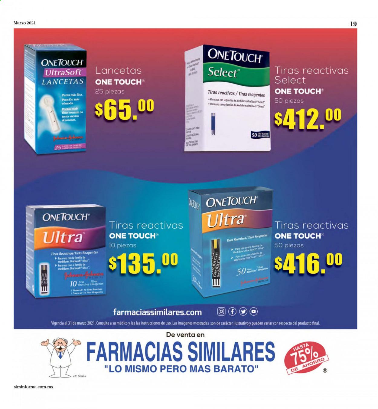 Catálogo Farmacias Similares - 1.3.2021 - 31.3.2021.