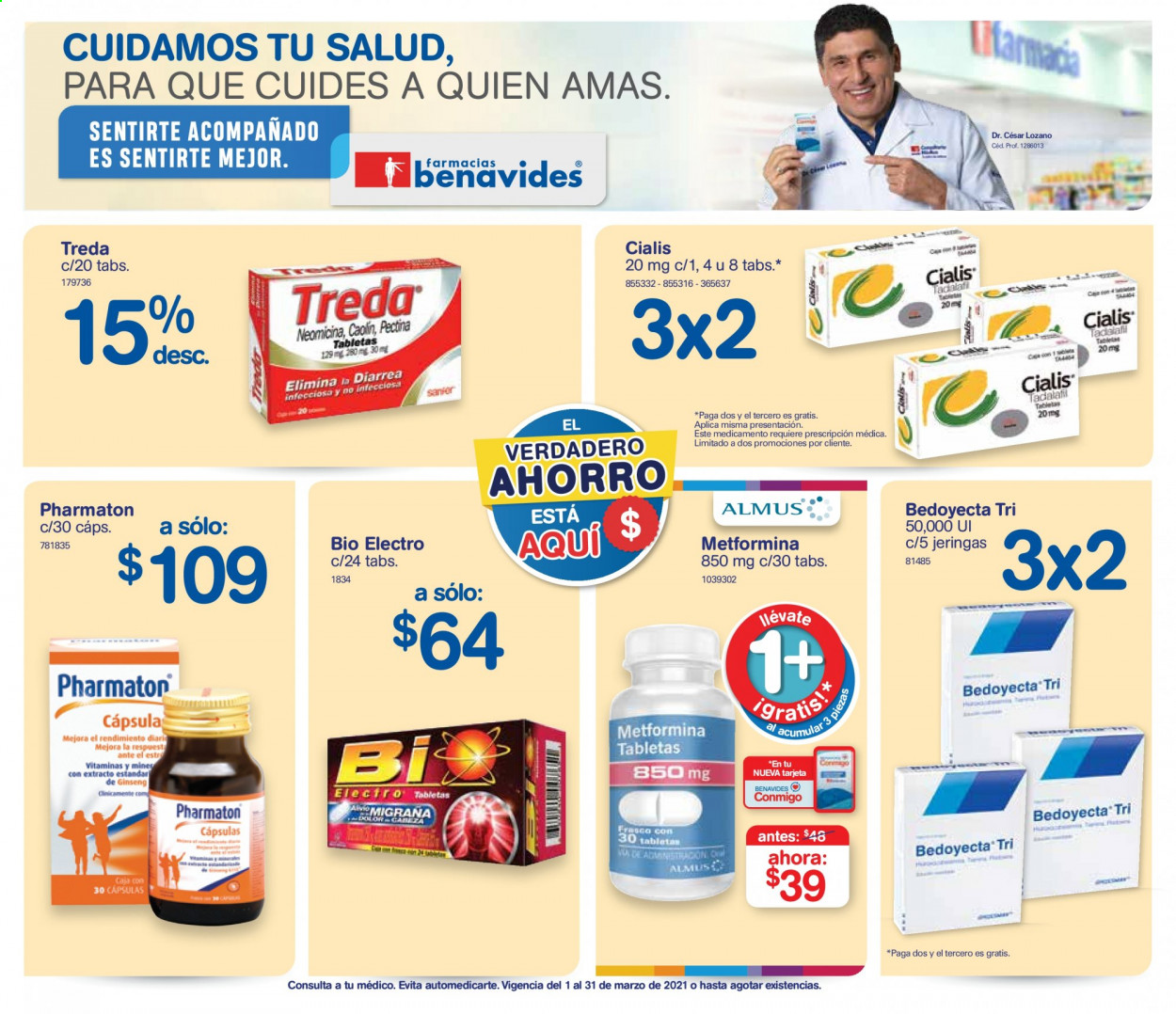 Catálogo Farmacias Benavides - 1.3.2021 - 31.3.2021.