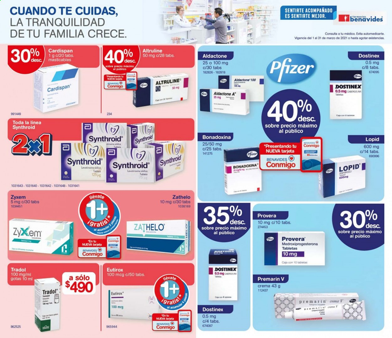Catálogo Farmacias Benavides - 1.3.2021 - 31.3.2021.