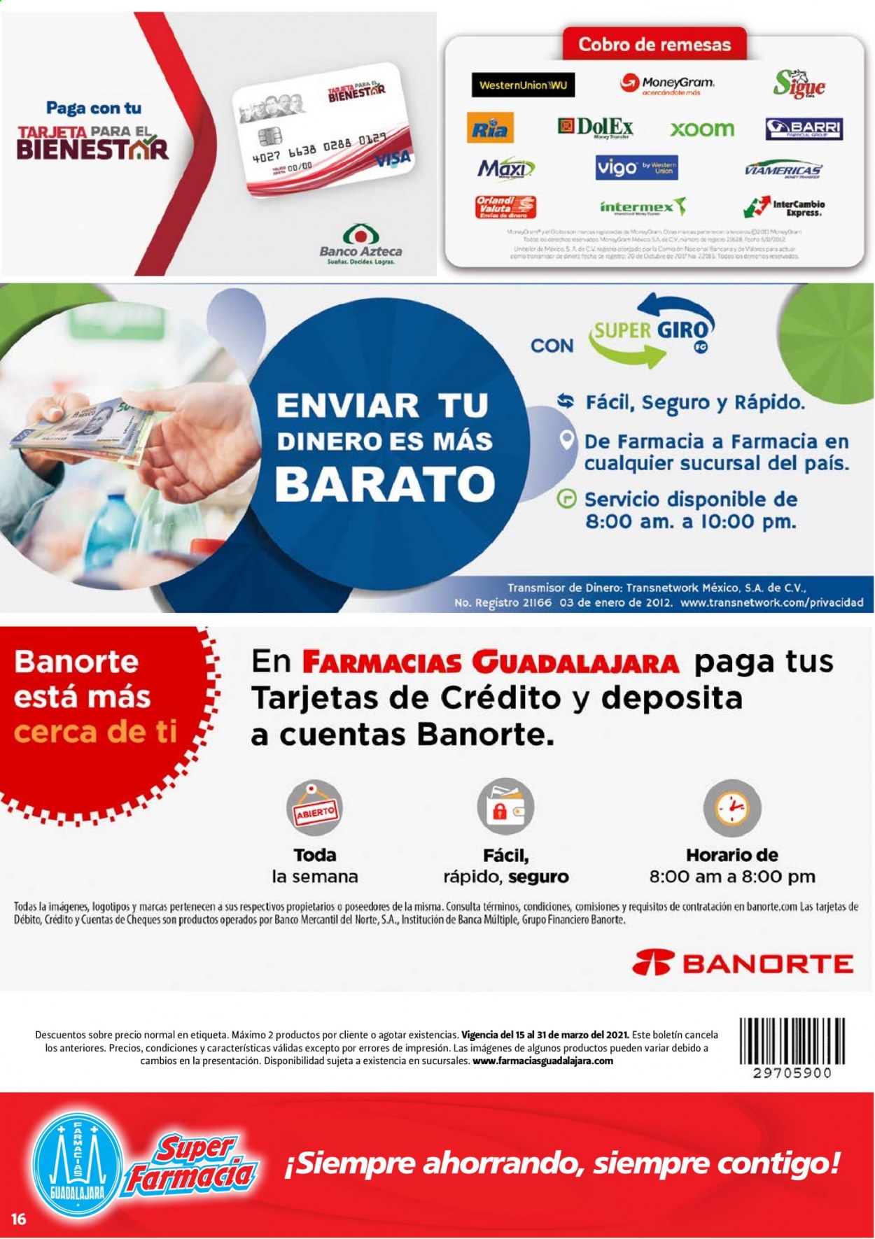 Catálogo Farmacias Guadalajara - 15.3.2021 - 31.3.2021.