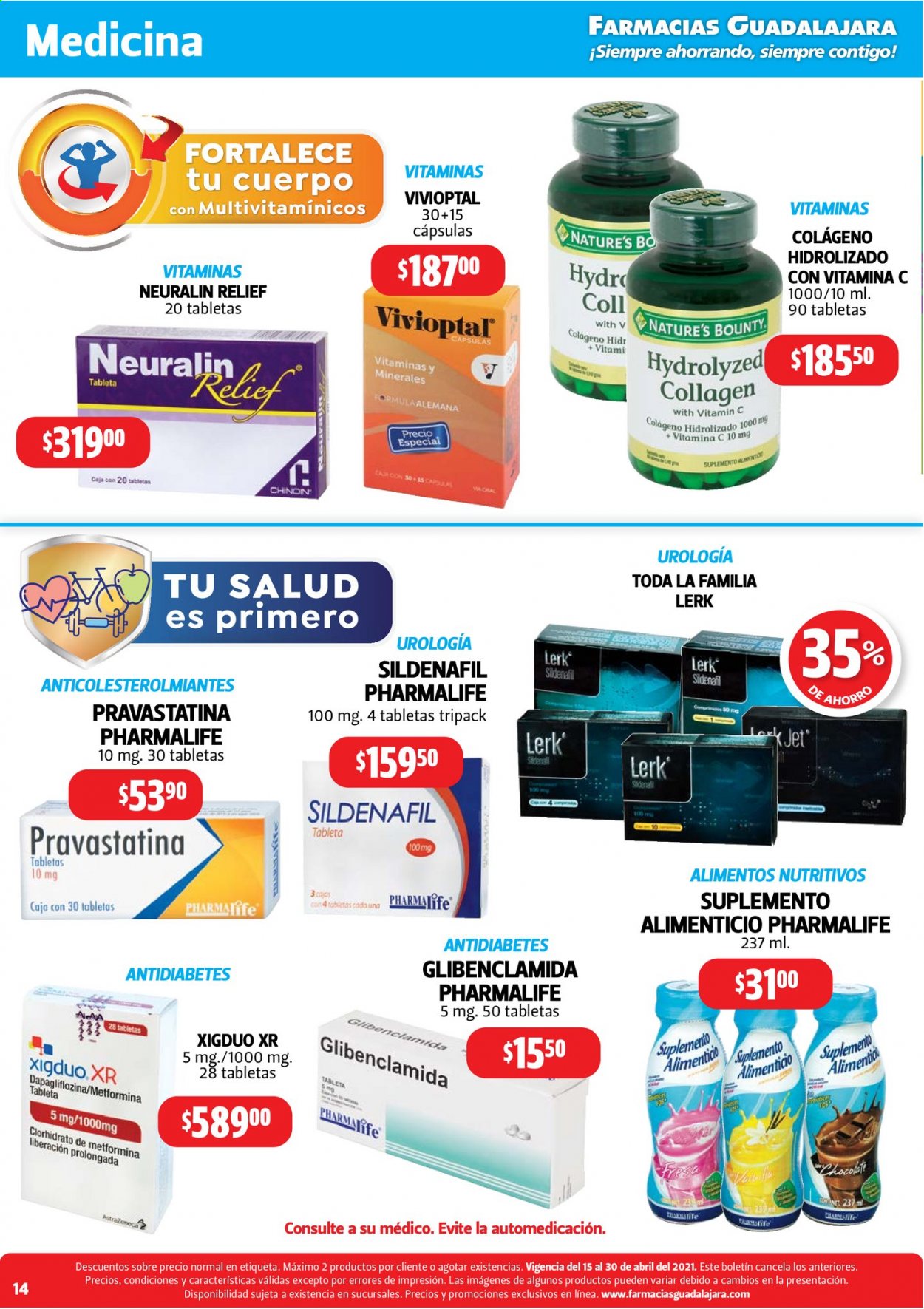 Catálogo Farmacias Guadalajara - 15.4.2021 - 30.4.2021.