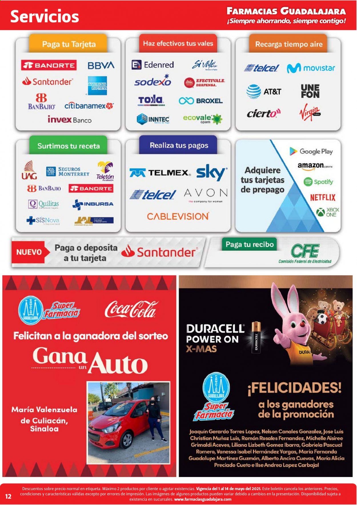 Catálogo Farmacias Guadalajara - 1.5.2021 - 14.5.2021.