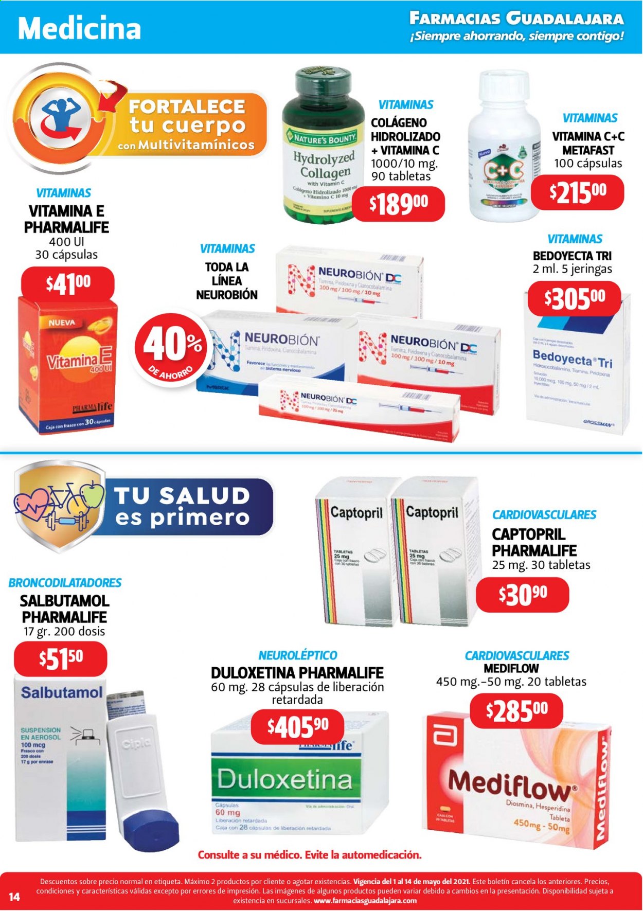 Catálogo Farmacias Guadalajara - 1.5.2021 - 14.5.2021.