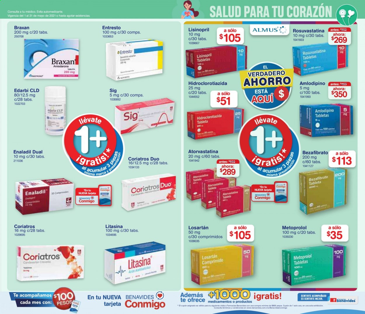 Catálogo Farmacias Benavides - 1.5.2021 - 31.5.2021.