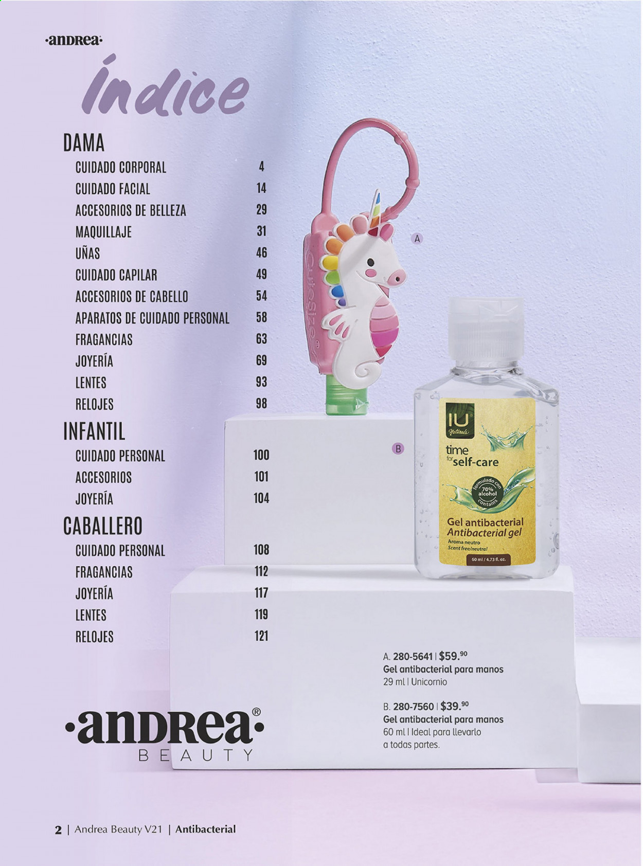 Catálogo Andrea - 14.6.2021 - 11.9.2021.