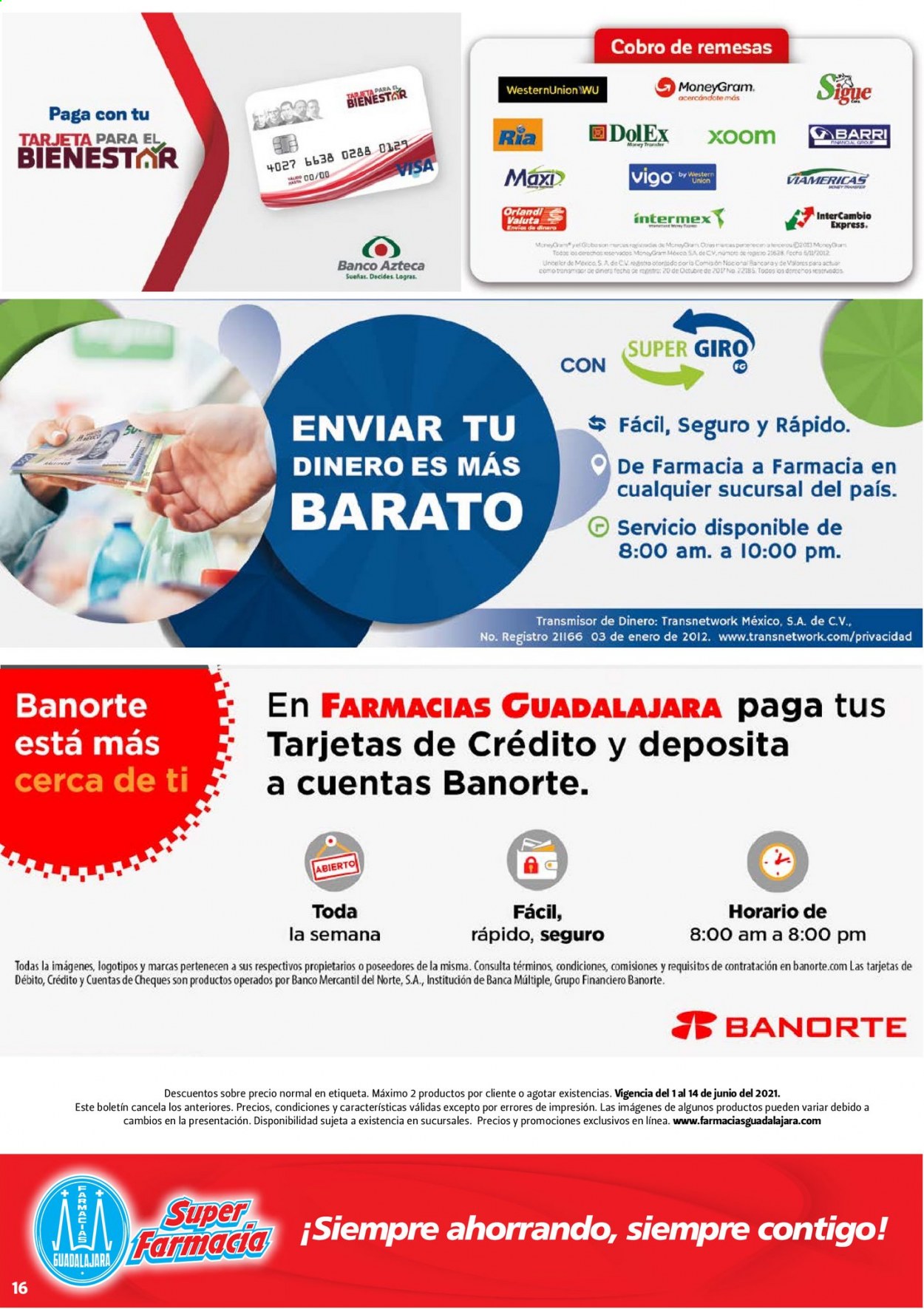Catálogo Farmacias Guadalajara - 1.6.2021 - 14.6.2021.