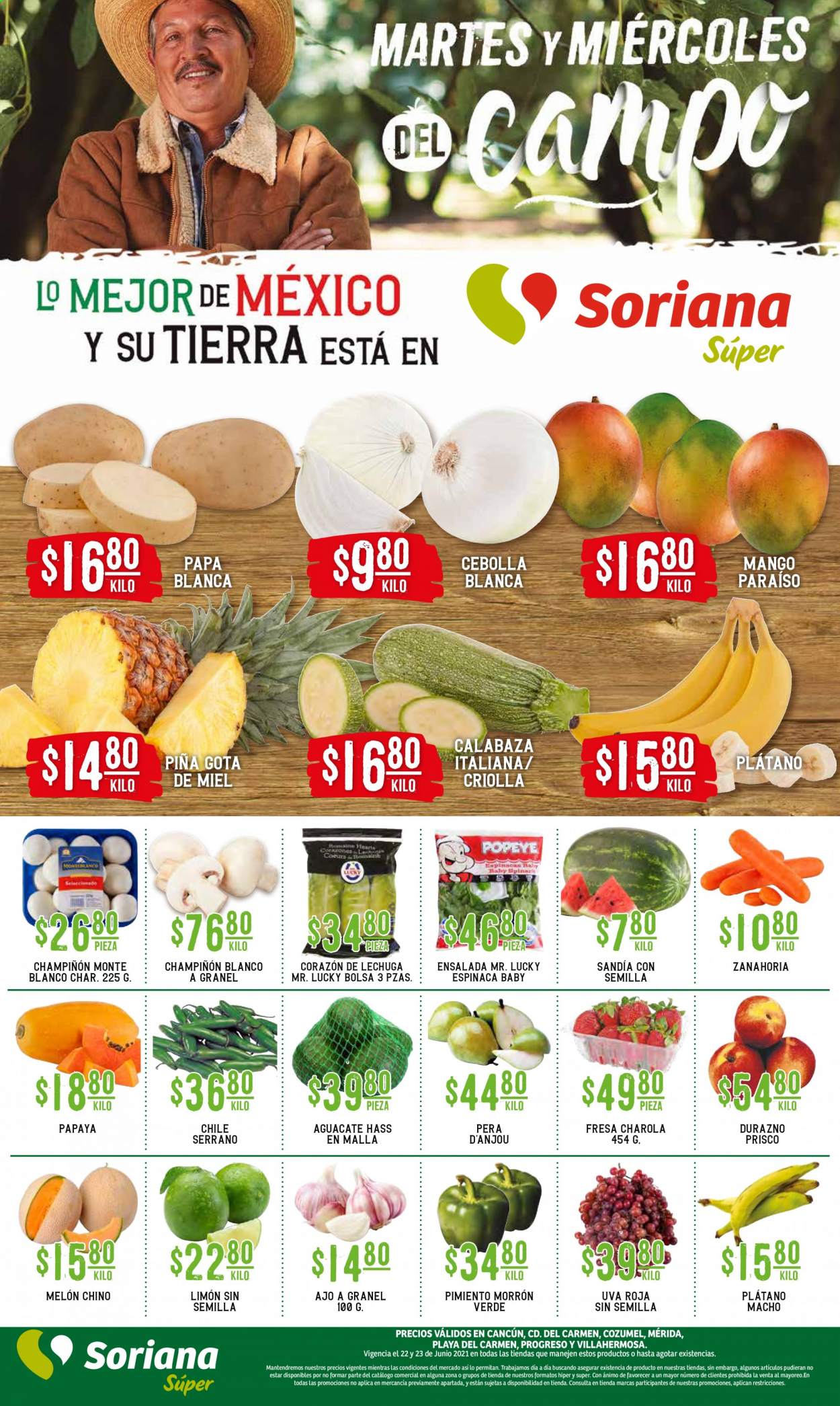Catálogo Soriana Súper - 22.6.2021 - 23.6.2021.