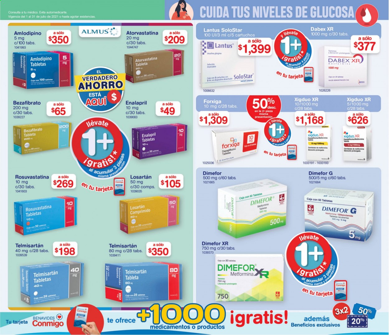 Catálogo Farmacias Benavides - 1.7.2021 - 31.7.2021.