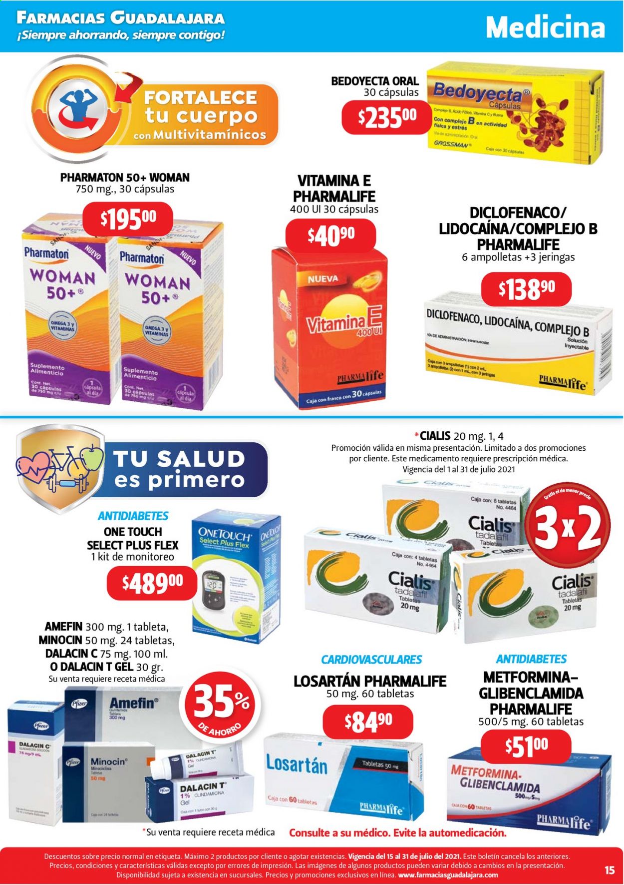 Catálogo Farmacias Guadalajara - 15.7.2021 - 31.7.2021.