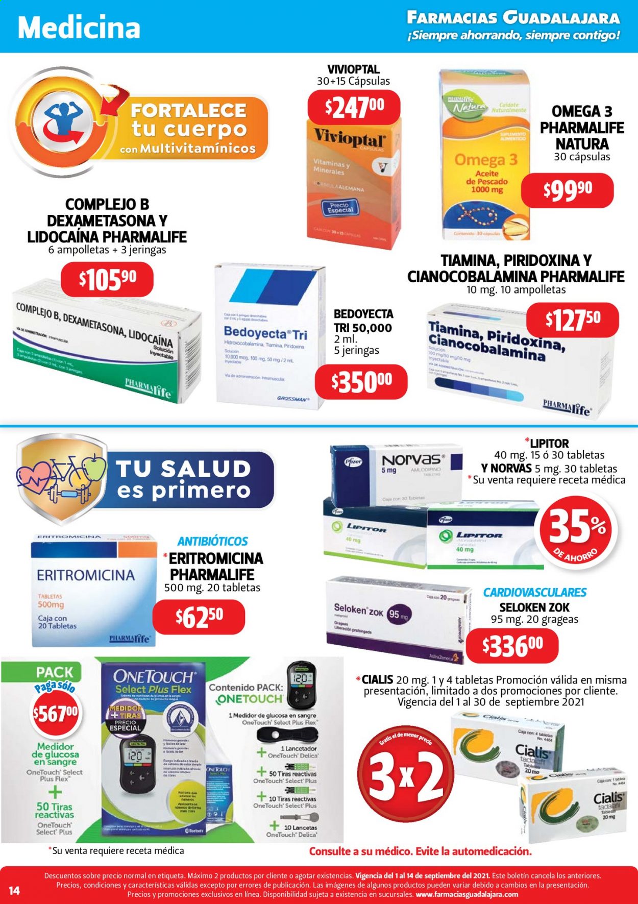 Catálogo Farmacias Guadalajara - 1.9.2021 - 14.9.2021.