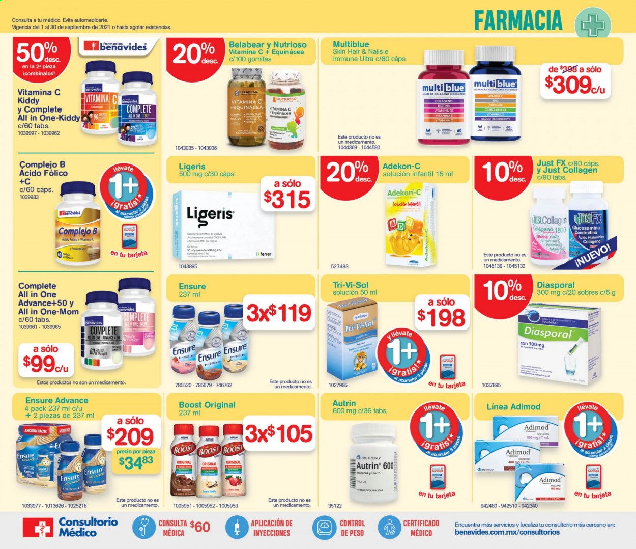 Catálogo Farmacias Benavides - 1.9.2021 - 30.9.2021.