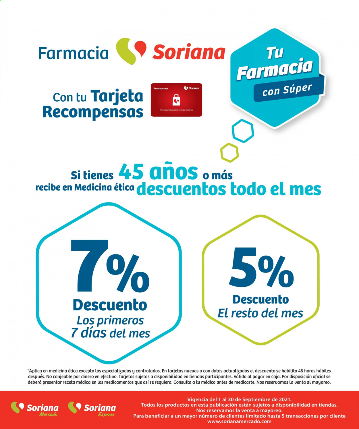Catálogo Soriana - 1.9.2021 - 30.9.2021.
