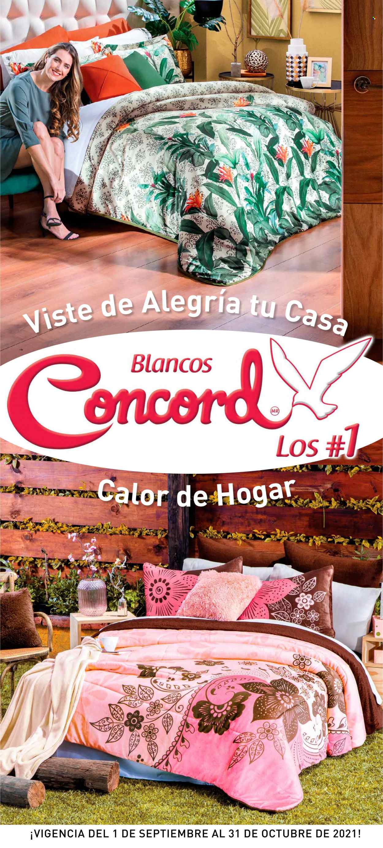 Catálogo Colchas Concord - 1.9.2021 - 31.10.2021.