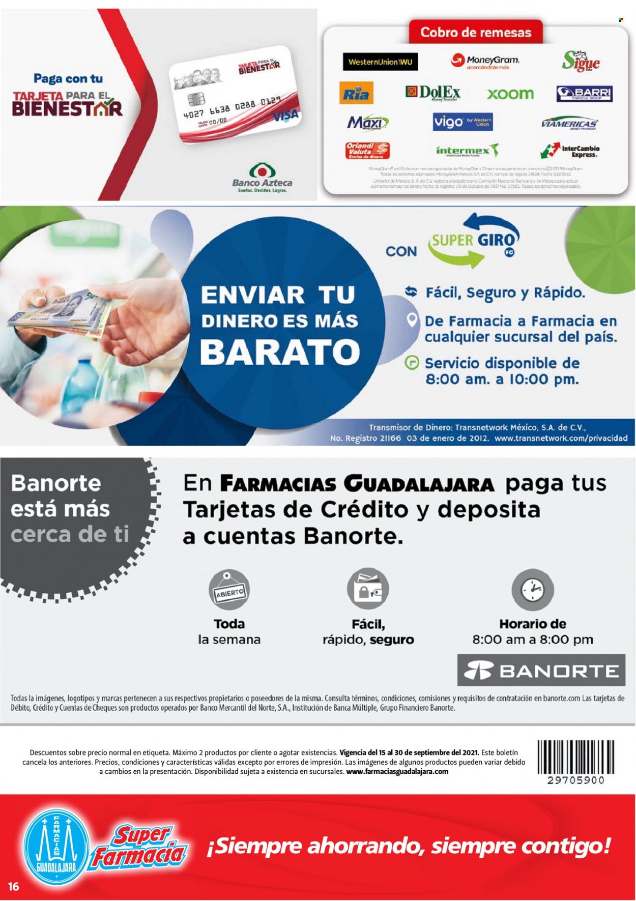 Catálogo Farmacias Guadalajara - 15.9.2021 - 30.9.2021.