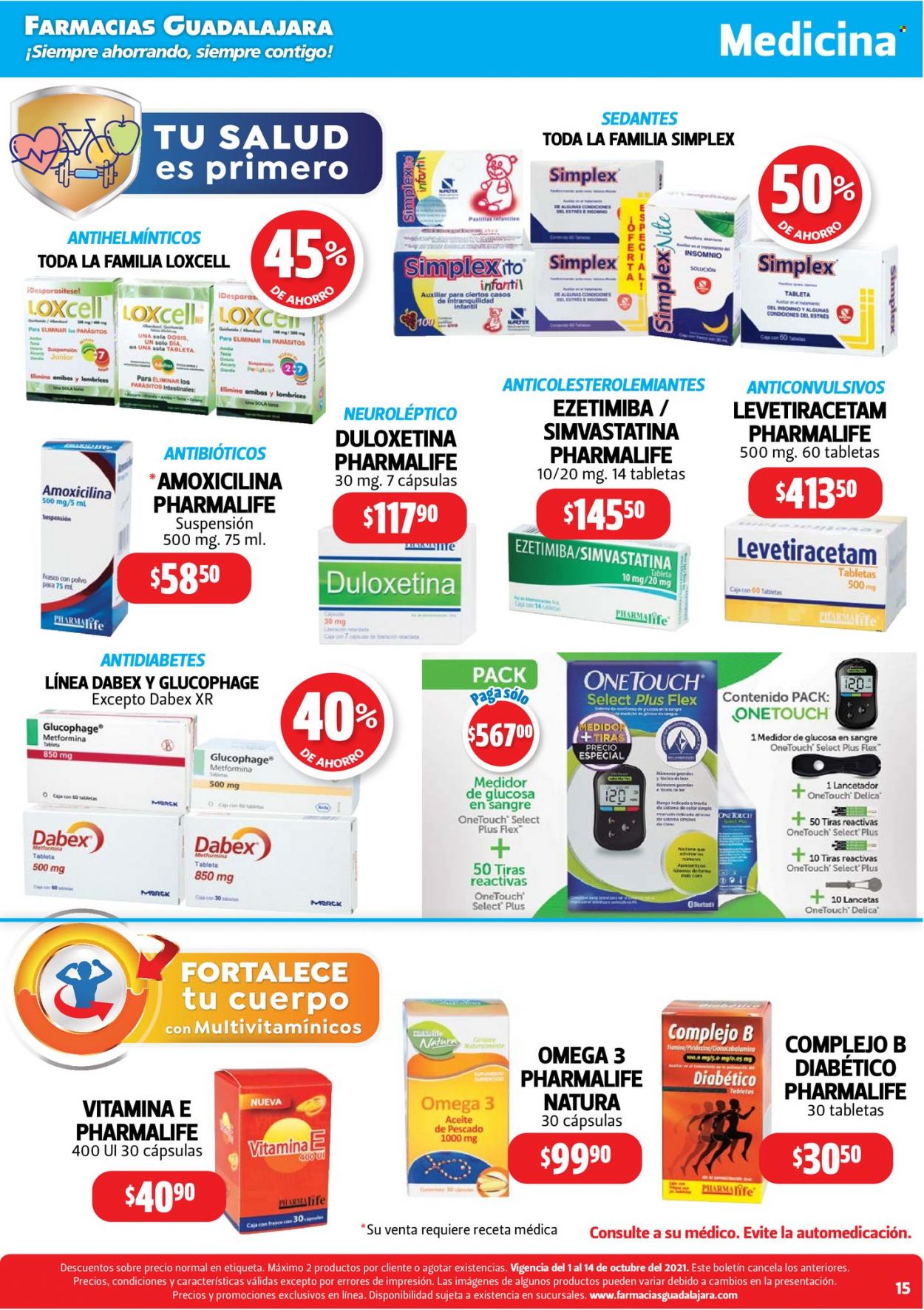 Catálogo Farmacias Guadalajara - 1.10.2021 - 14.10.2021.