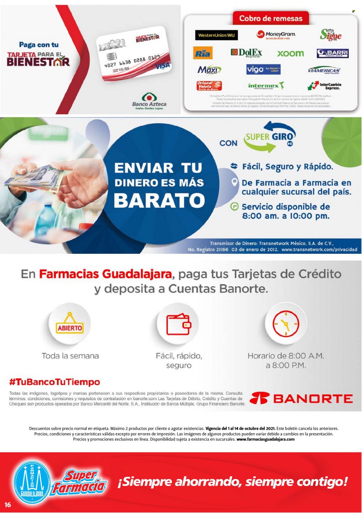 Catálogo Farmacias Guadalajara - 1.10.2021 - 14.10.2021.