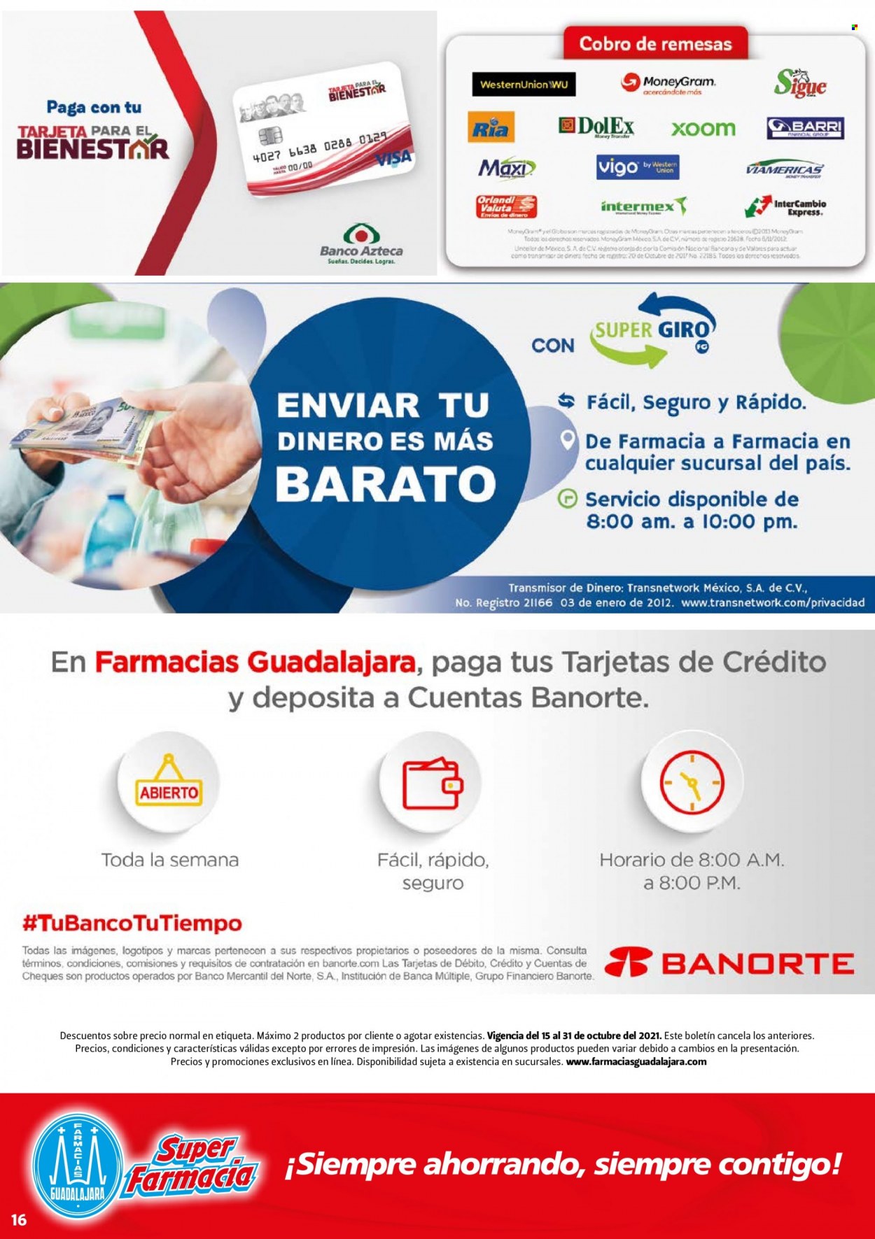 Catálogo Farmacias Guadalajara - 15.10.2021 - 31.10.2021.