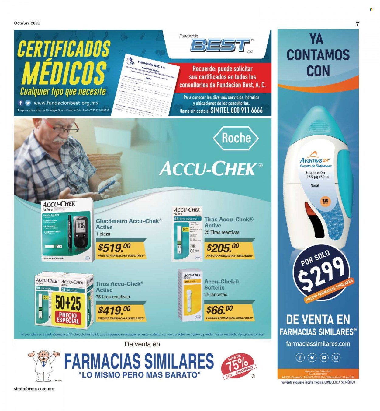 Catálogo Farmacias Similares - 1.10.2021 - 31.10.2021.