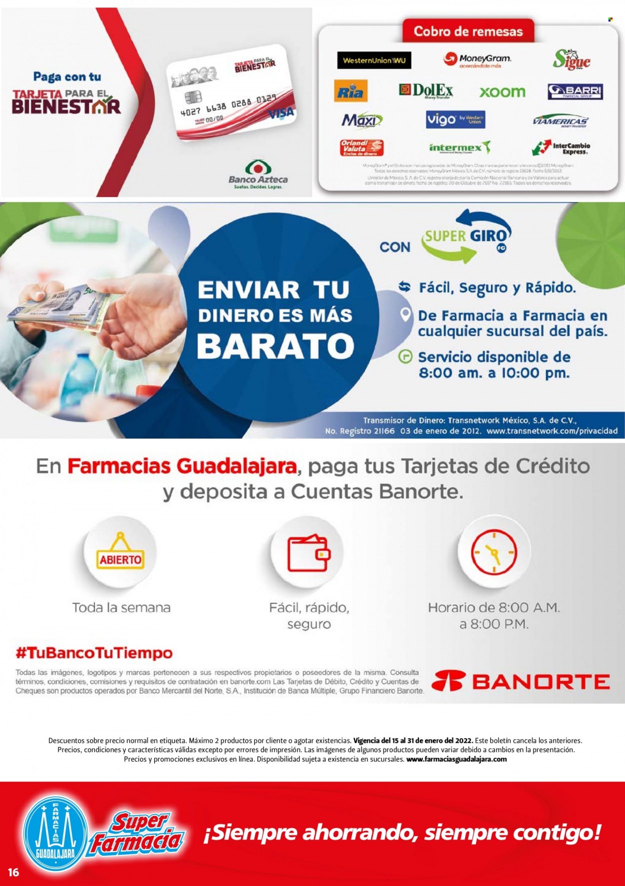 Catálogo Farmacias Guadalajara - 15.1.2022 - 31.1.2022.