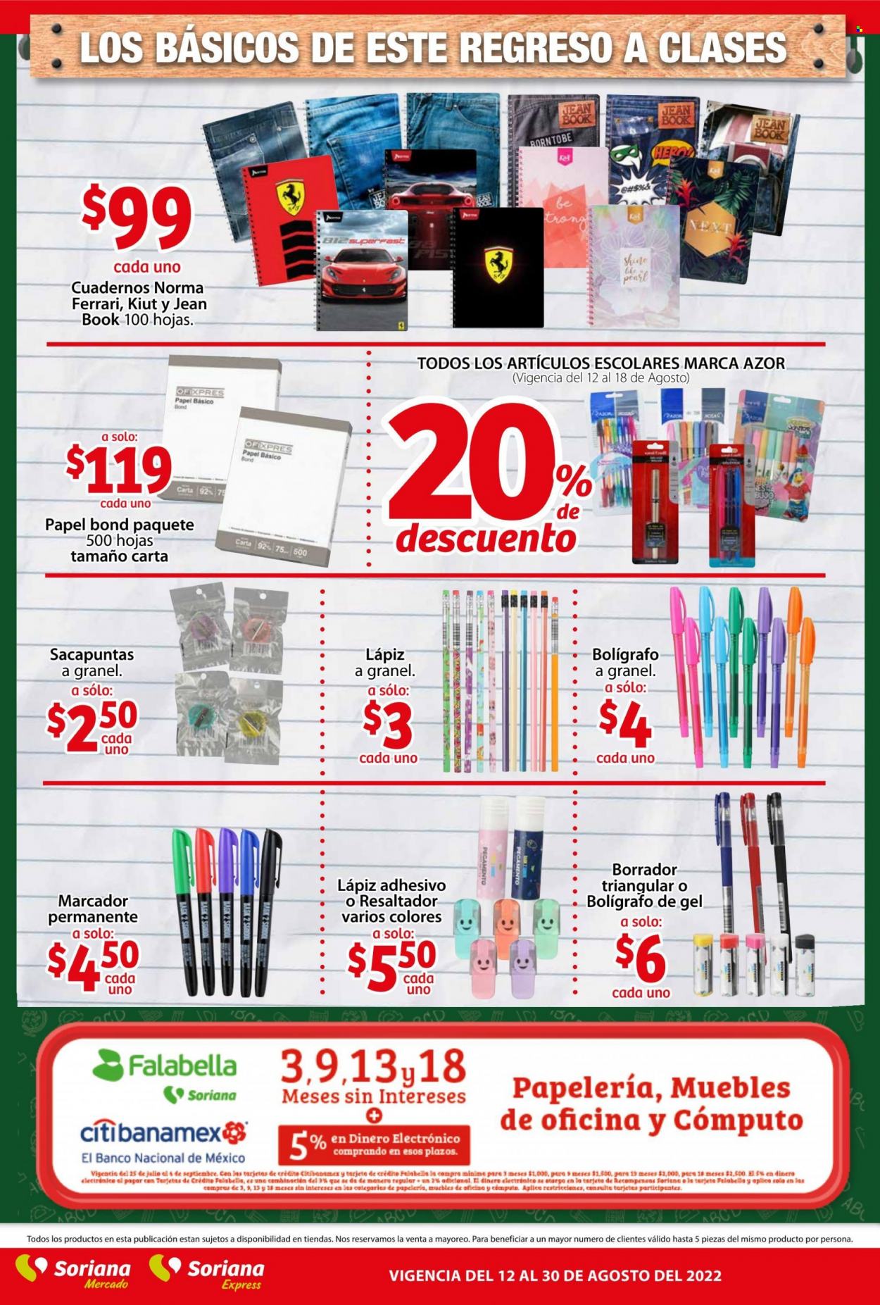Catálogo Soriana - 12.8.2022 - 30.8.2022.