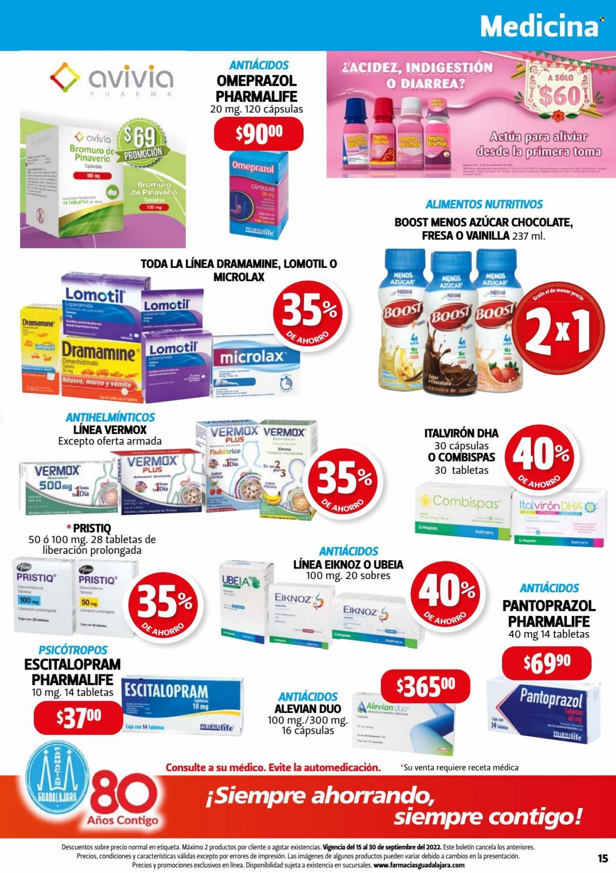 Catálogo Farmacias Guadalajara - 15.9.2022 - 30.9.2022.