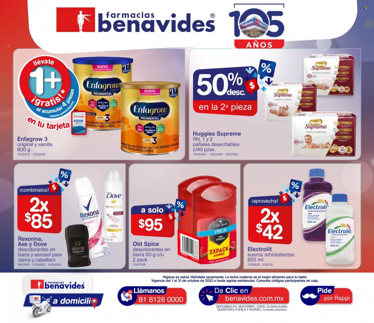 Catálogo Farmacias Benavides - 1.10.2022 - 31.10.2022.