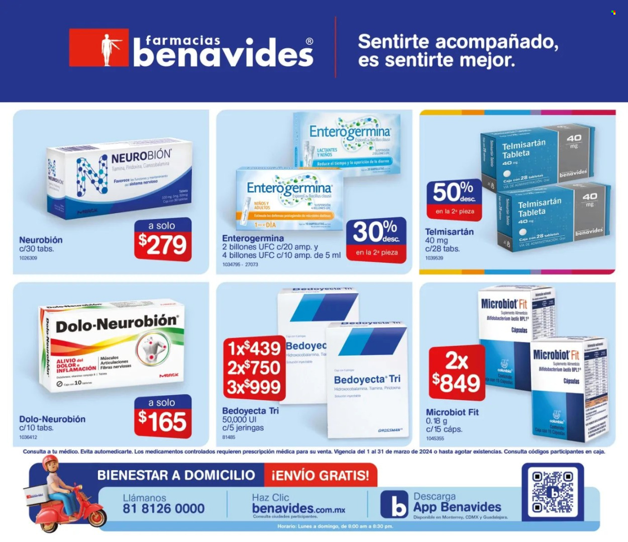 Catálogo Farmacias Benavides - 1.3.2024 - 31.3.2024.