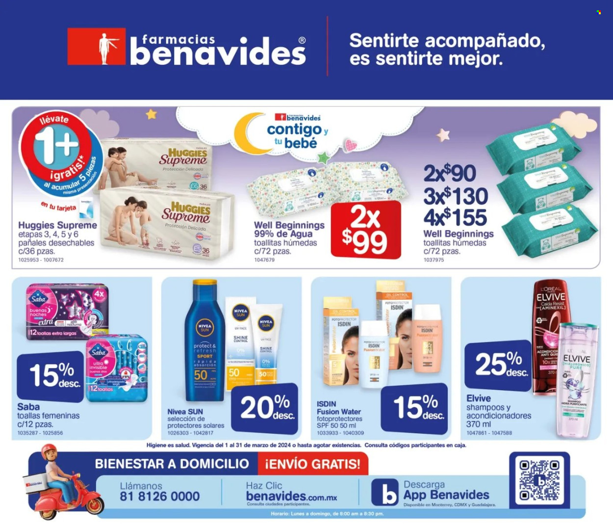 Catálogo Farmacias Benavides - 1.3.2024 - 31.3.2024.