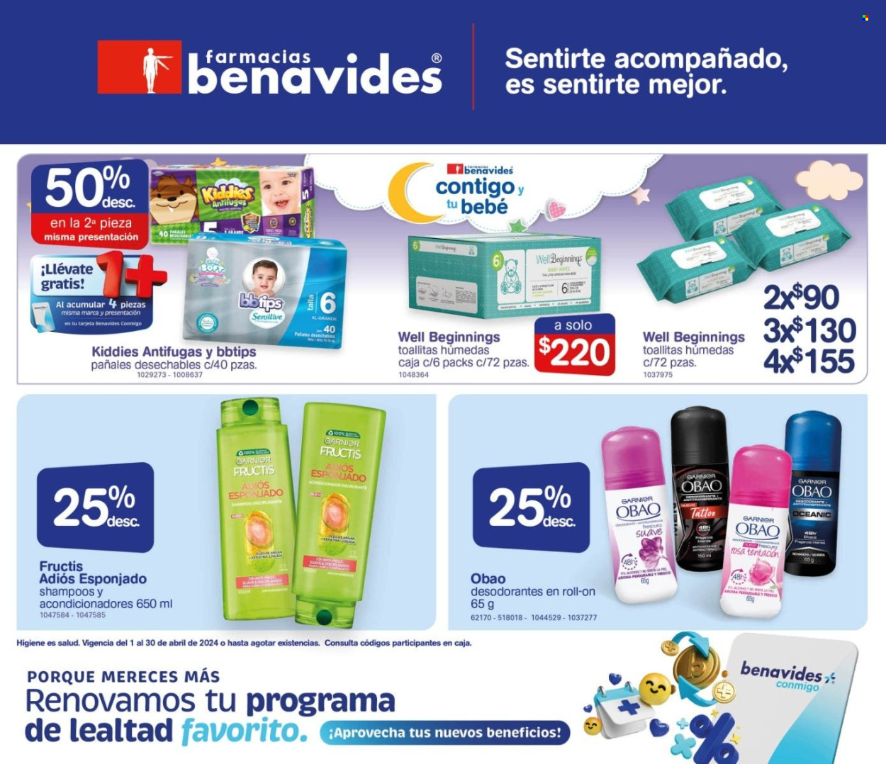 Catálogo Farmacias Benavides - 1.4.2024 - 30.4.2024.