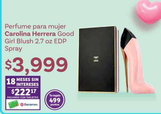 Perfume para mujer Carolina Herrera Good Girl Blush 2.7 oz EDP Spray