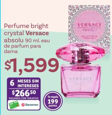 Perfume bright crystal Versace absolu