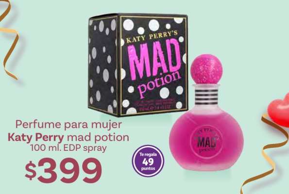 Perfume para mujer Katy Perry mad potion