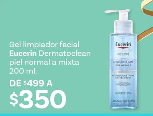 Gel limpiador facial Eucerin Dermatoclean