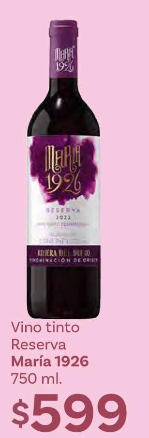 Vino tinto Reserva María 1926
