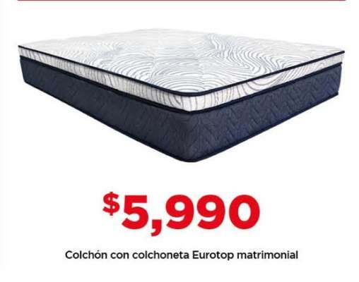 Colchón con colchoneta Eurotop matrimonial