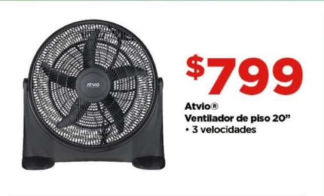 Atvio Ventilador de piso 20”