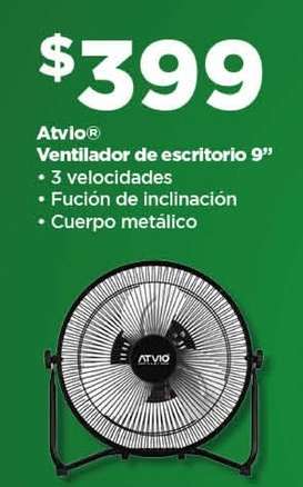 Atvio Ventilador de escritorio 9”