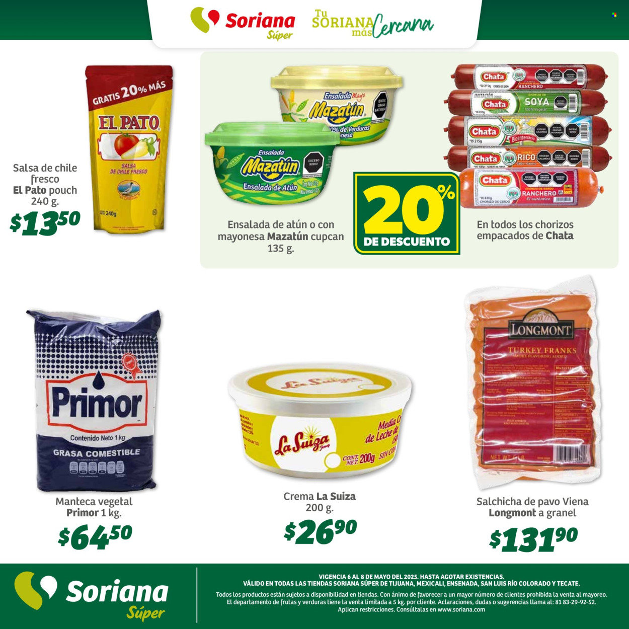 Catálogo Soriana Súper - 6.5.2025 - 8.5.2025.