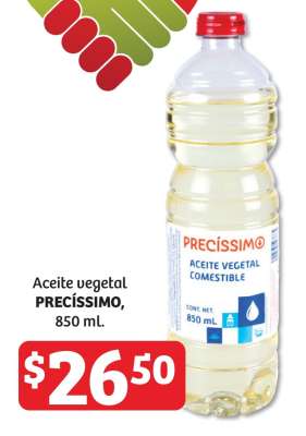 Aceite vegetal PRECÍSSIMO, 850 ml