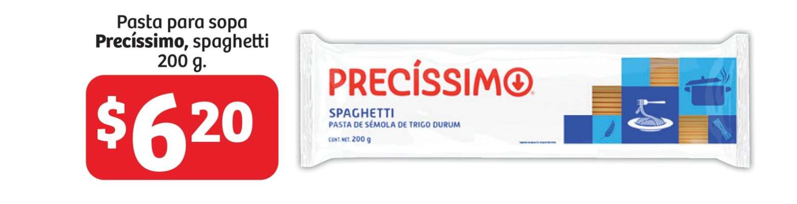 Pasta para sopa Precissimo, spaghetti