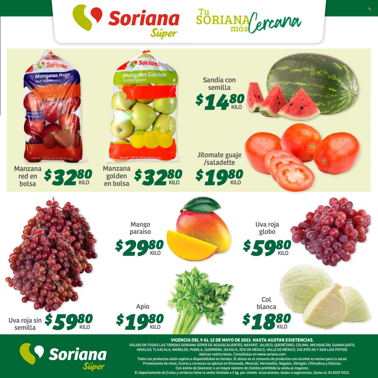 Catálogo Soriana Súper - 9.5.2025 - 12.5.2025.