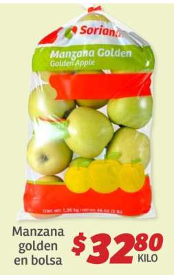 Manzana Golden en Bolsa