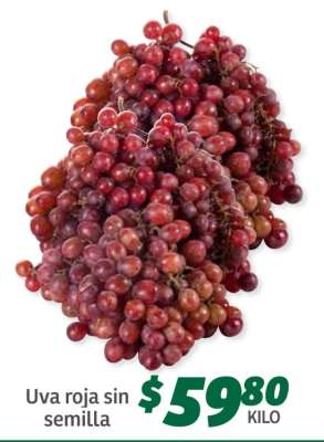 Uva roja sin semilla