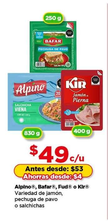 Alpino®, Bafar®, Fud® o Kir®